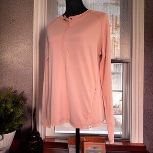 NWOT LIV OUTDOOR (MED) Suncatcher Long Sleeve Henley Shirt for Women